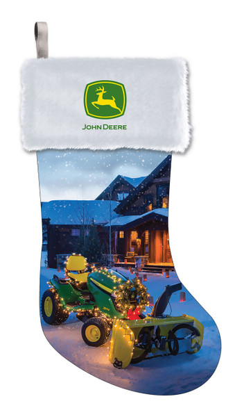 John Deere™ Winter Scene Stocking