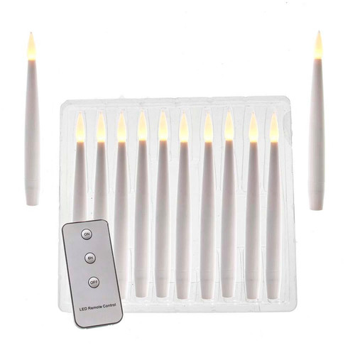 6“ 10-Piece Battery-Operated Floating Candle String Ornament