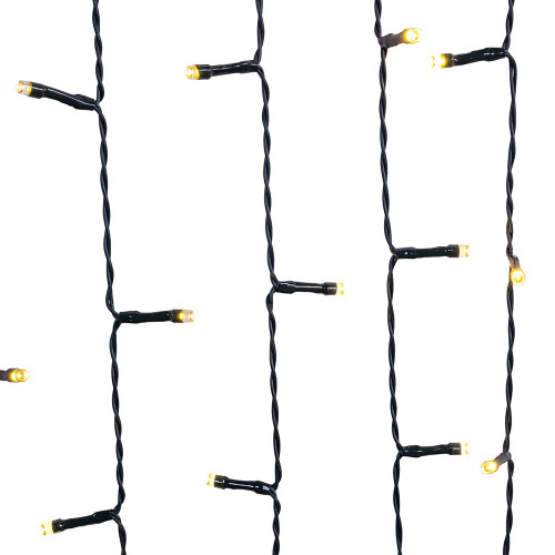 11.75' Battery Operated 48L Warm White Multifunction LED Jingle Bright™ Light Set In PDQ