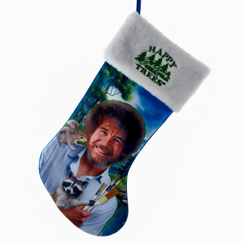 Bob Ross® “Happy Trees“ Stocking