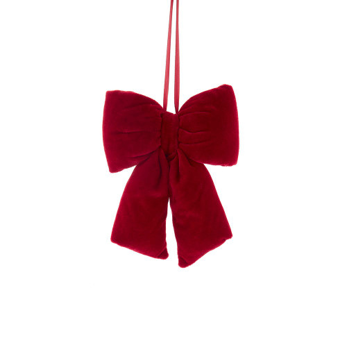 Small Burgundy Bow With Hanger