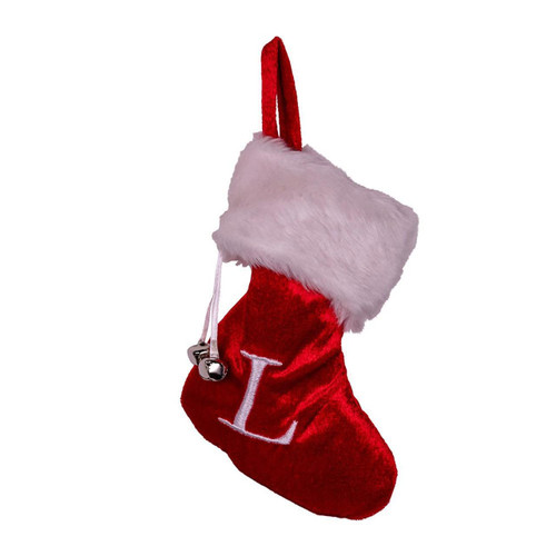 Monogrammed “L“ Miniature Stocking