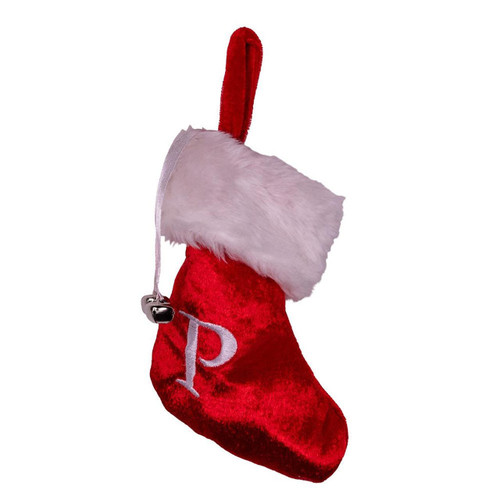 Monogrammed “P“ Miniature Stocking