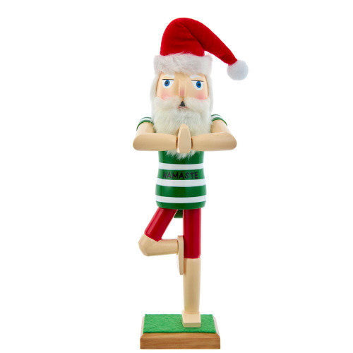 15“ Yoga Santa Nutcracker