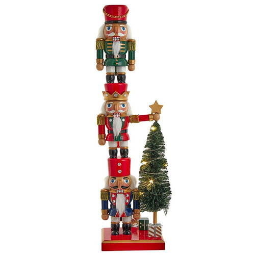 18“ Battery-Operated Nutcracker With Tree