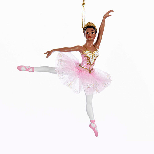 African American Ballerina Ornament