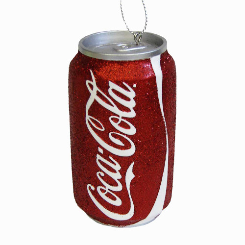 Coca-Cola® Red Glitter Can Ornament