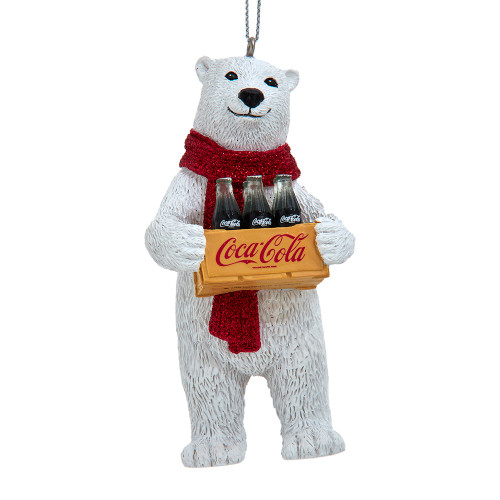 Coca-Cola® Polar Bear Holding Case Ornament