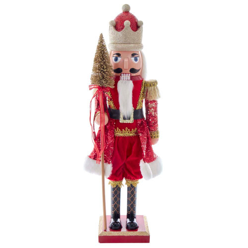 24“ Red and Gold King Nutcracker