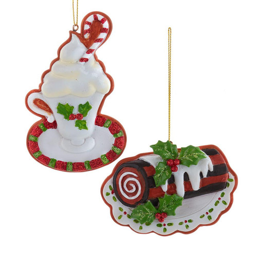 Gingerbread Dessert Ornaments, 2 Assorted