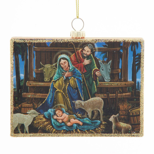 Glass Religious Ornament