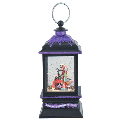 9“ Battery Operated Disney© Jack & Sally Musical Light-Up Lantern