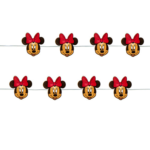 9' Battery Operated 20L Disney© Minnie Mouse LED Fairy Light Set