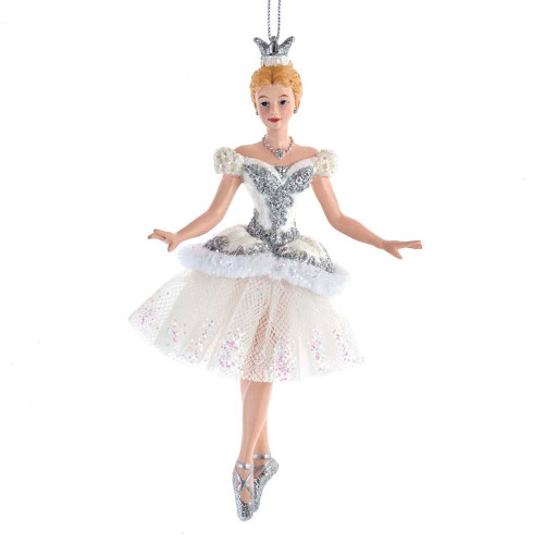 Nutcracker Suite Snow Queen Ballerina Ornament