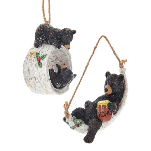 Little Bears Ornaments, 2 Assorted