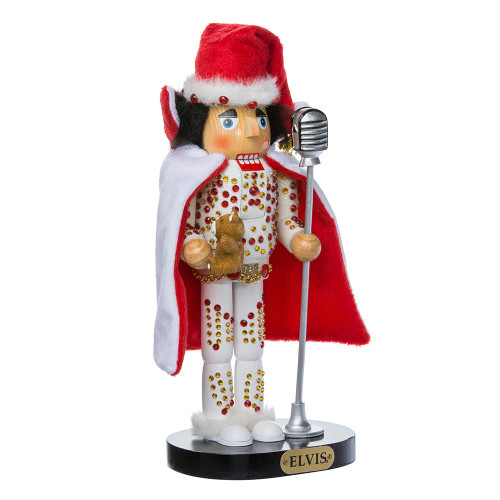 10“ Elvis Presley® In White Suit Nutcracker