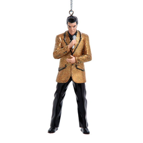 Elvis Presley® In Gold Jacket Ornament