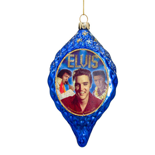 Elvis Presley® Glass Elvis Ornament