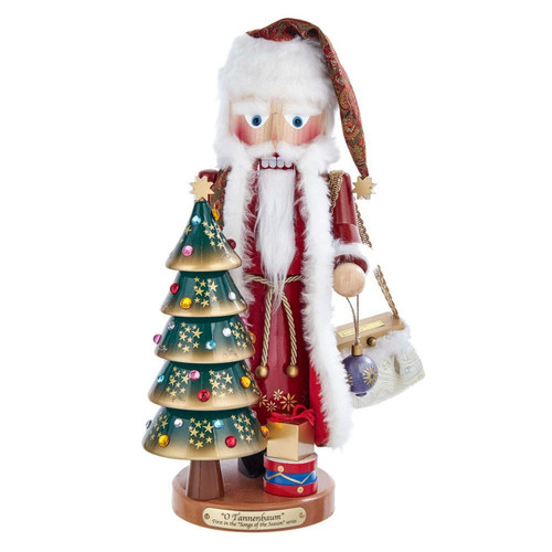 17“ Steinbach O Tannenbaum Musical Santa Nutcracker