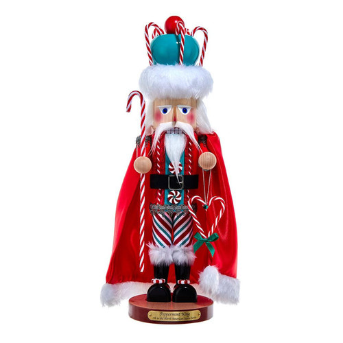 16“ Steinbach Peppermint King Nutcracker