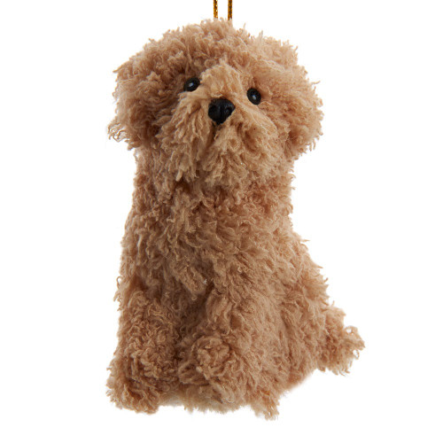Furry Doodle Dog Ornament