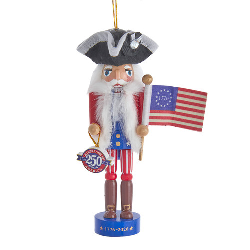 6“ 250th Anniversary of America Nutcracker Ornament