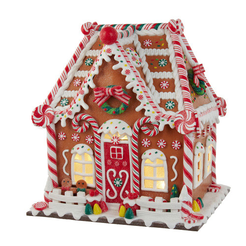 13“ Battery Operated LED Gingerbread House