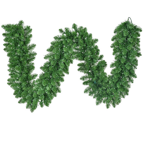 9' Pre-Lit Clear LED Vanderbilt Garland
