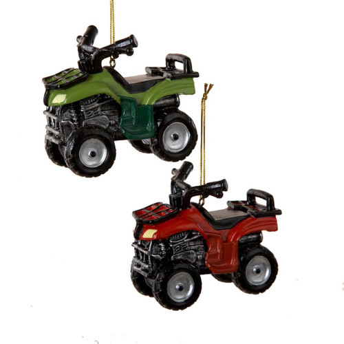 ATV Ornaments, 2 Assorted