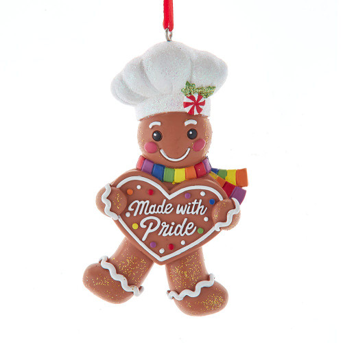 Pride Gingerbread Chef Ornament