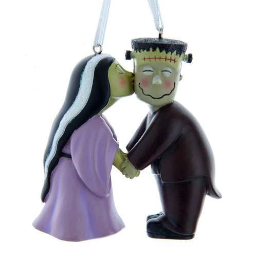 Monster Couple Kiss Ornament