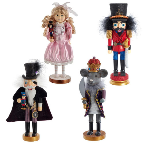 12“ Hollywood Nutcrackers™ Nutcracker Suite Nutcrackers, 4 Assorted