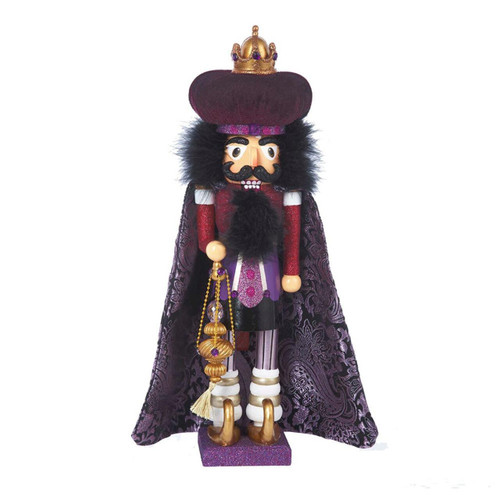 18“ Hollywood Nutcrackers™ Purple King Nutcracker