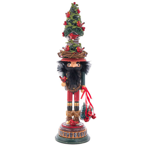 19.5“ Hollywood Nutcrackers™ Cardinal In Tree Hat Nutcracker