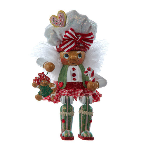 11“ Hollywood Nutcrackers™ Gingerbread Baker Girl Shelf Sitter Nutcracker