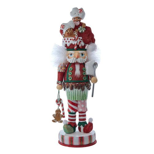 18“ Hollywood Nutcrackers™ Gingerbread Soldier With Cupcake Body Nutcracker
