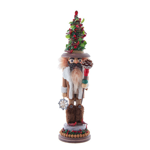 19“ Hollywood Nutcrackers™ Battery Operated LED Birch Berries Nutcracker