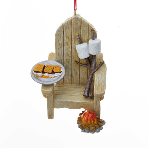 Adirondack Chair and S'mores Ornament For Personalization