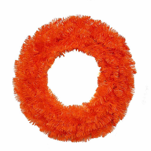24“ Un-Lit Orange Wreath