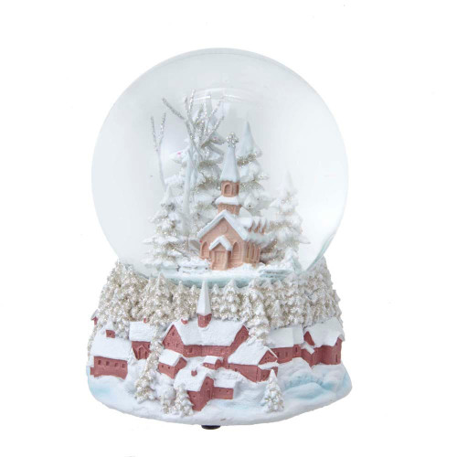 100MM Musical Church Water Globe