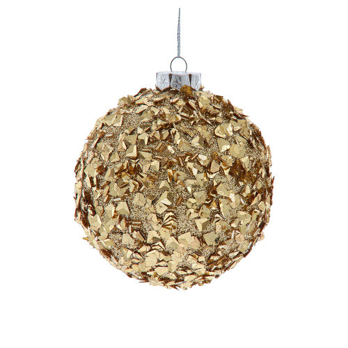 100MM Gold Glittered Ball