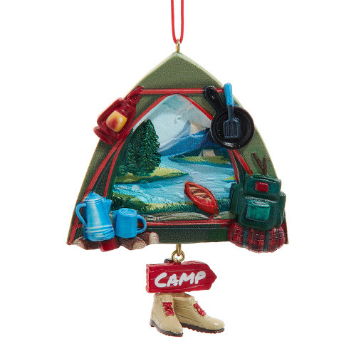 Camping Ornament