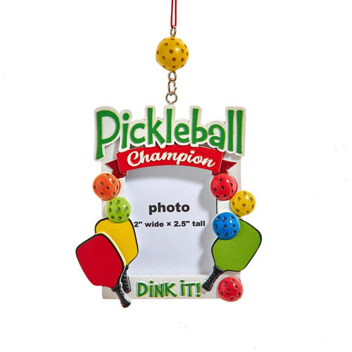 Pickleball Picture Frame Ornament