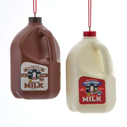 Milk Jug Ornaments, 2 Assorted