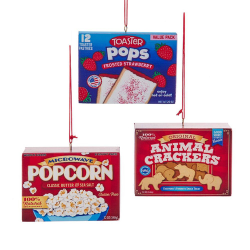 Food Box Ornaments, 3 Assorted