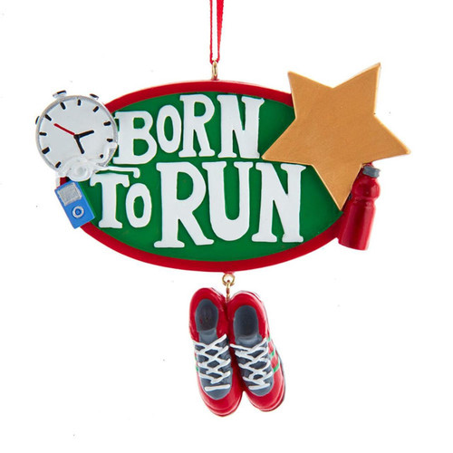 “Born To Run“ Ornament For Personalization