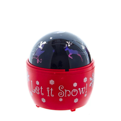 Battery Operated or USB Powered Reindeer Night Light Projector
