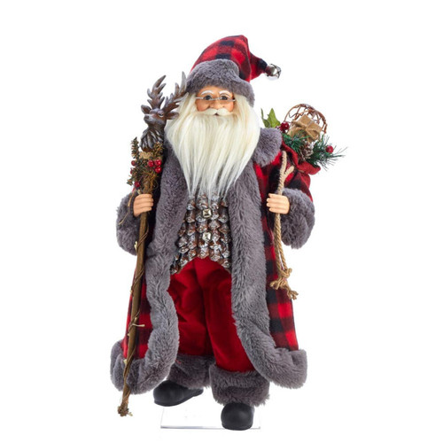 18“ KSA Kringles Red and Grey Santa