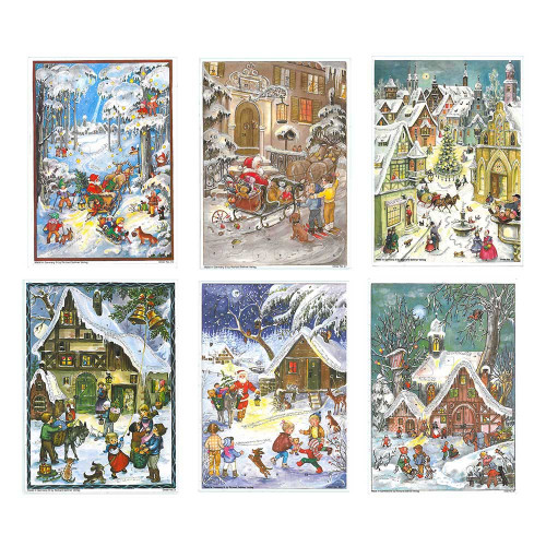 Advent Calendars, 6 Assorted