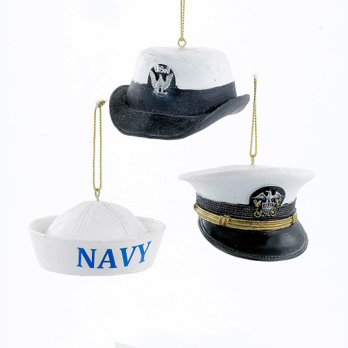 U.S. Navy™ Cap Ornaments, 3 Assorted